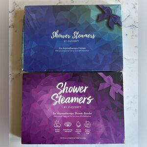 Cleverfy Aromatherapy Shower Steamers. 2x Boxes in Package. Fizzies & Bombs.